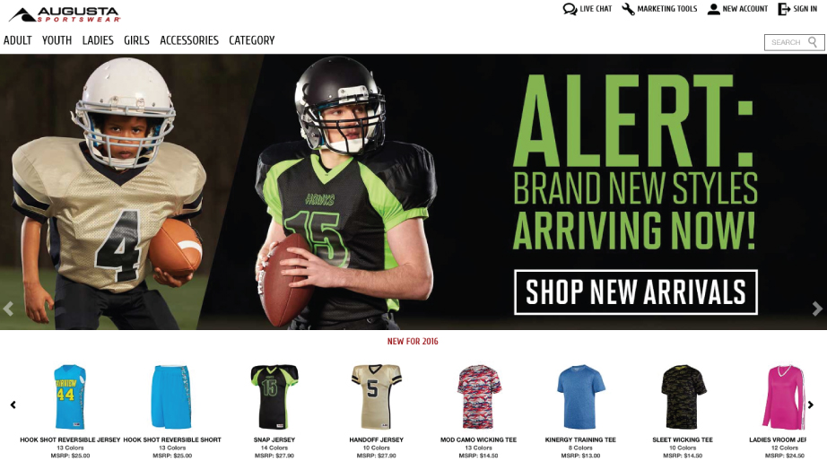 Augusta Sportswear Handoff Football Jersey